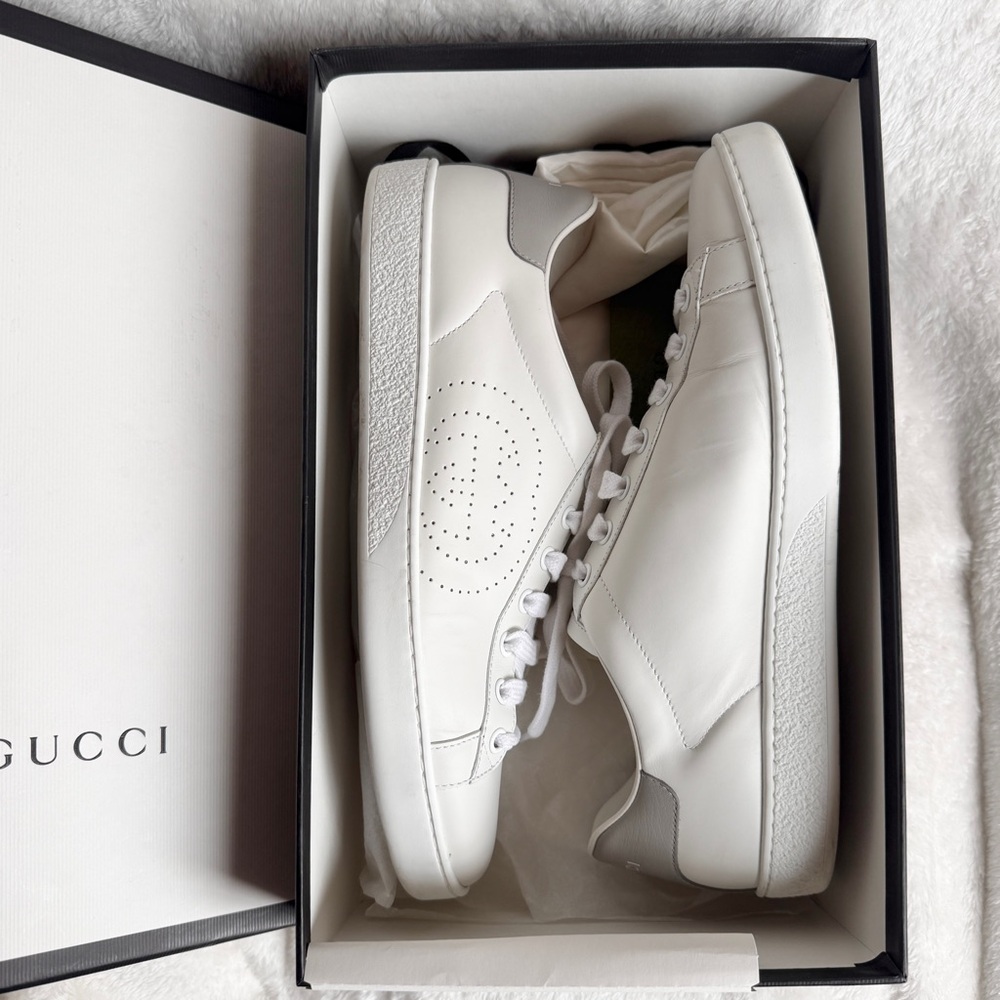 Gucci Leather Ace Sneakers - Picture 10 of 11
